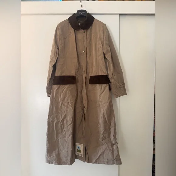 Front Street 8 Archivio Botanico Long Coat NWT Unisex S - Picture 3 of 10
